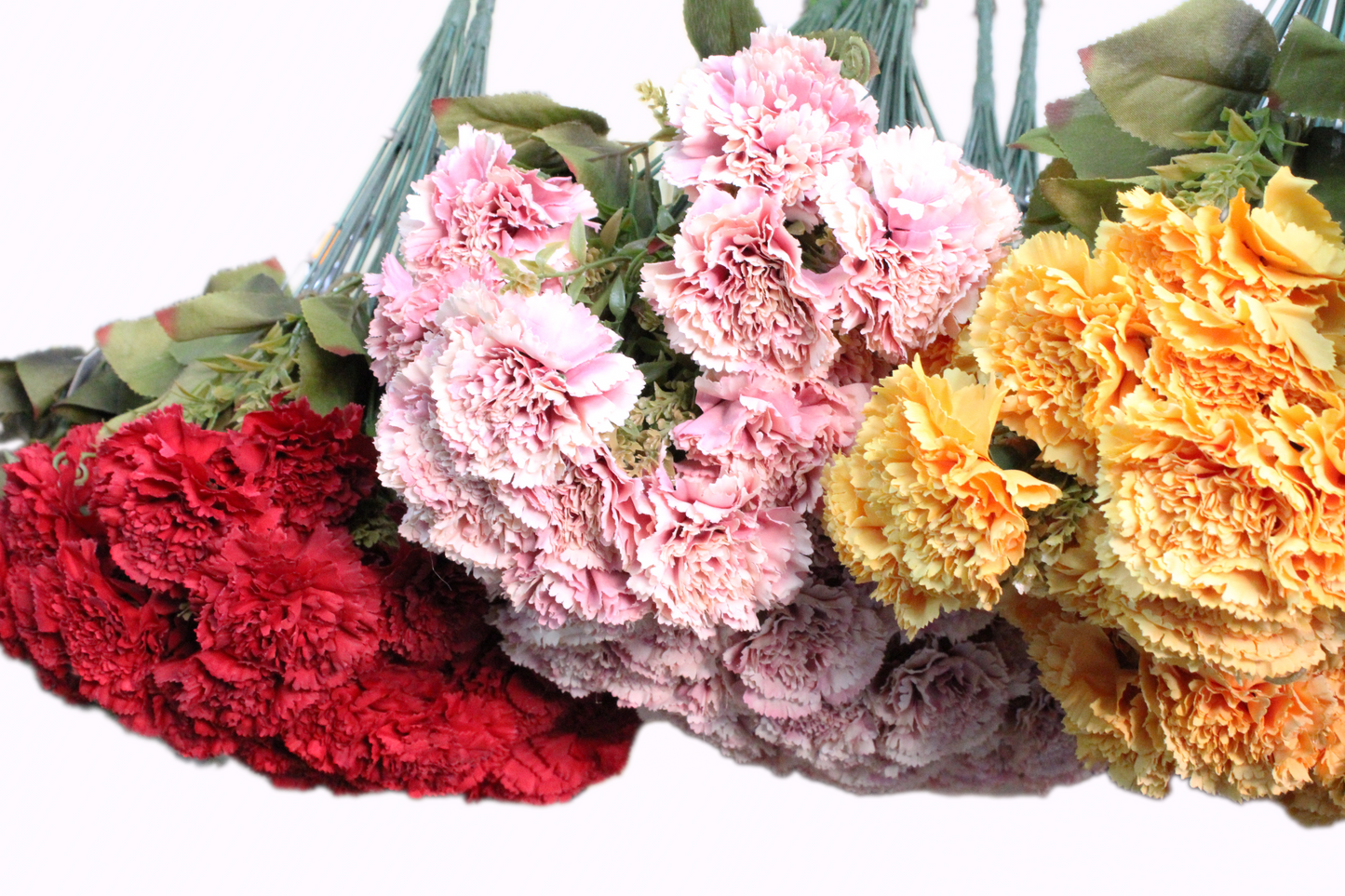 Clavel ramo 55cm (6 tallos) tela