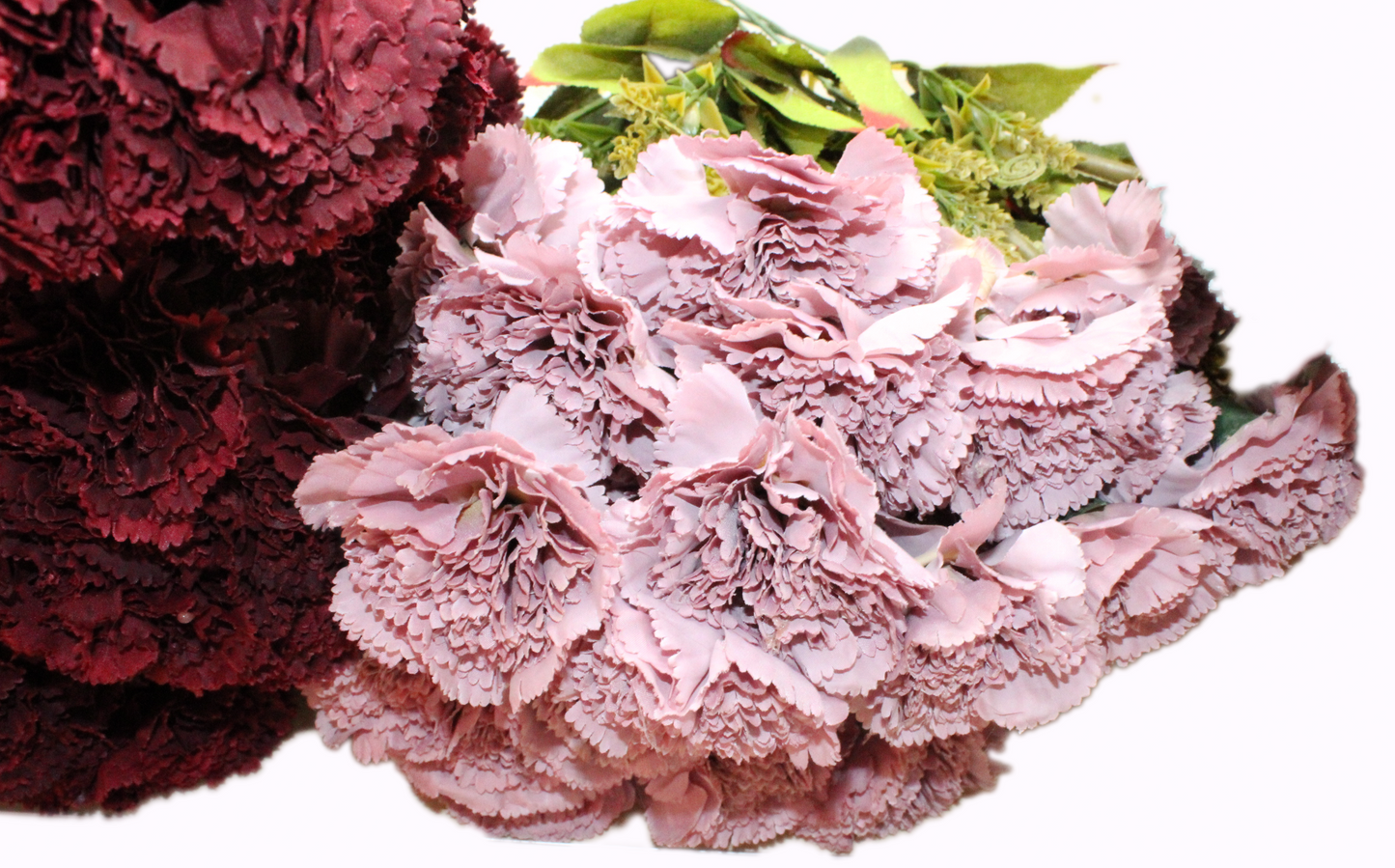 Clavel ramo 55cm (6 tallos) tela